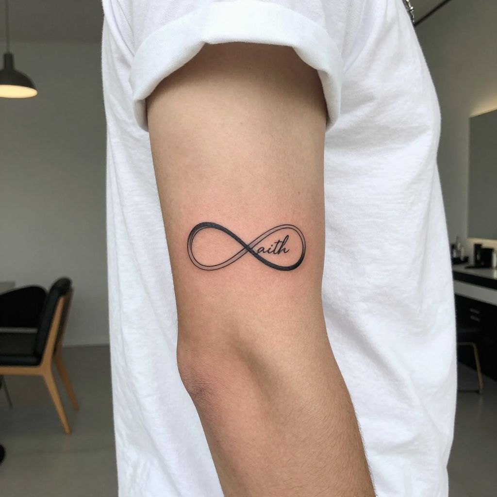 Faith Symbol with Infinity Loop