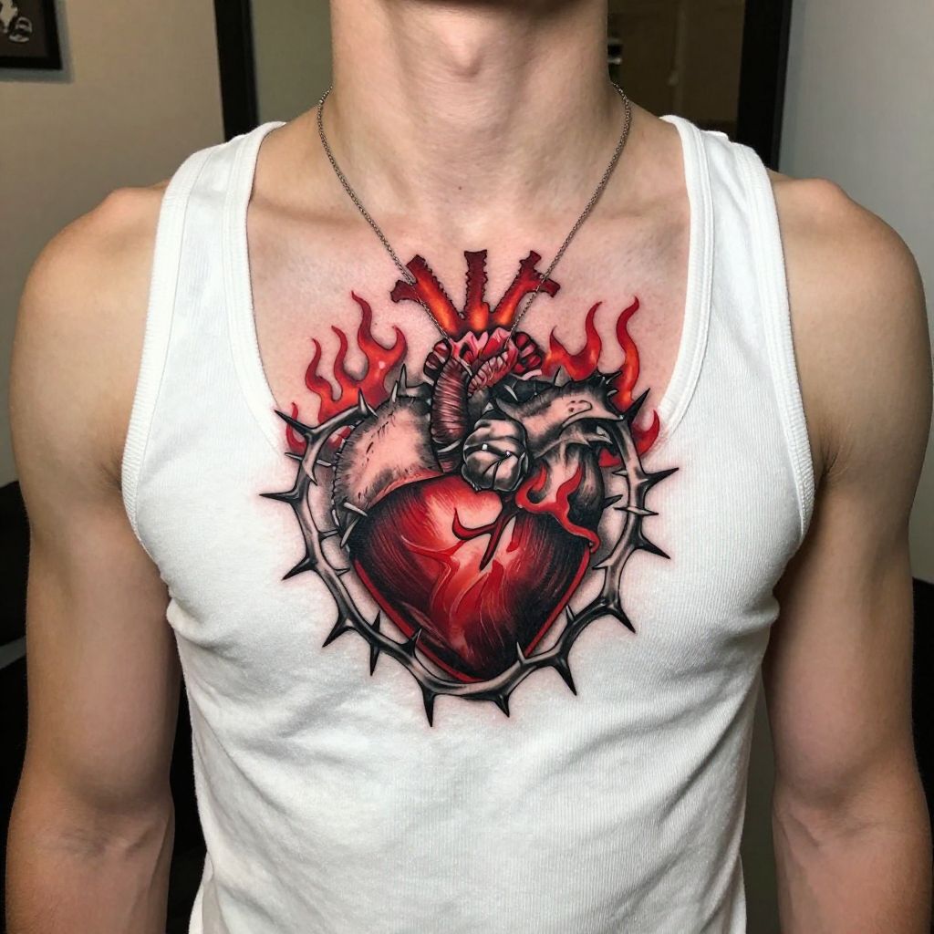 Sacred Heart with Thorns