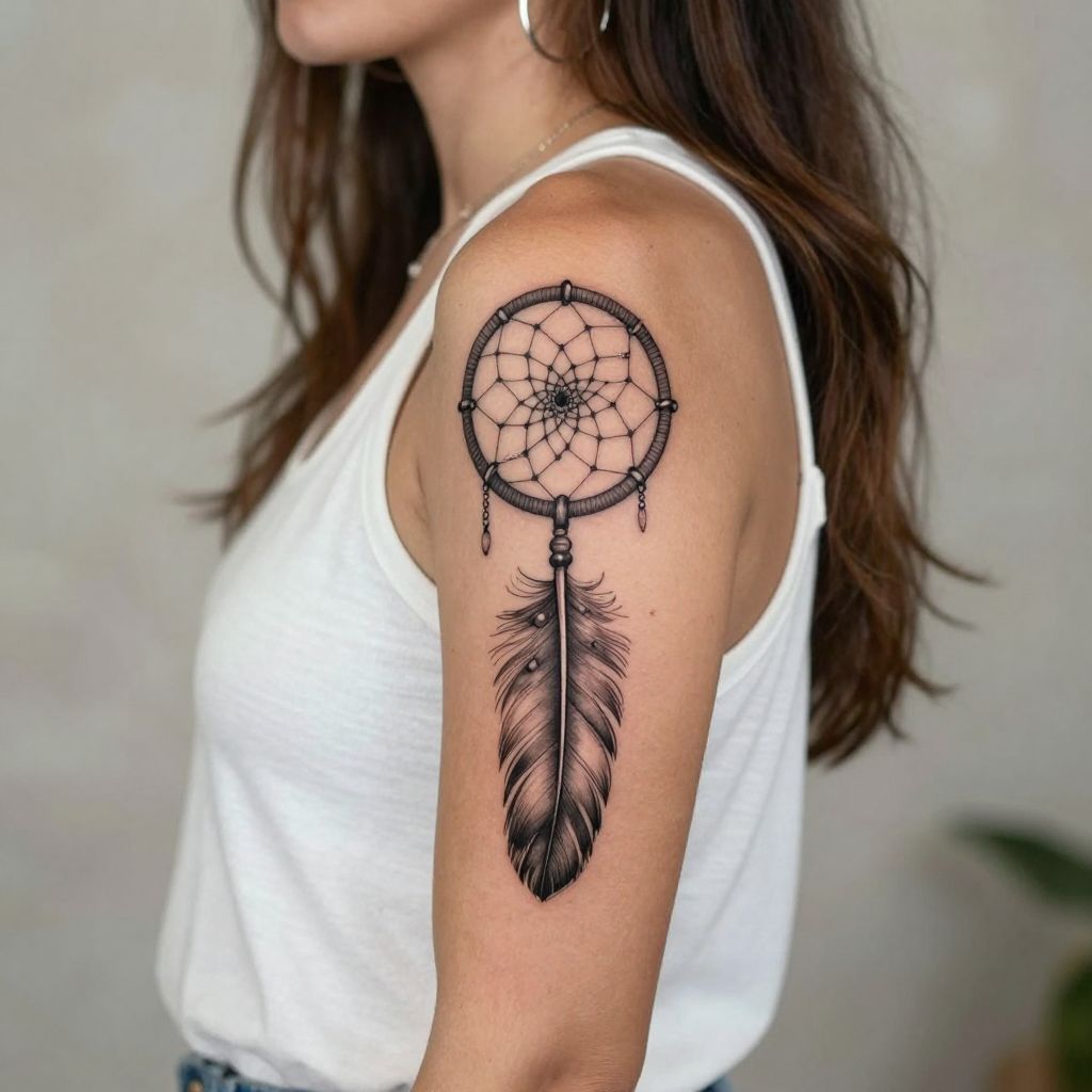 Feather and Dreamcatcher Combo
