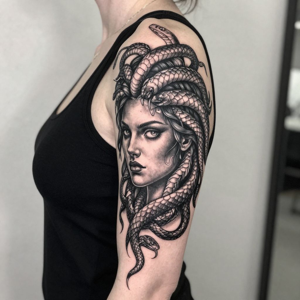 Medusa Head Tattoo