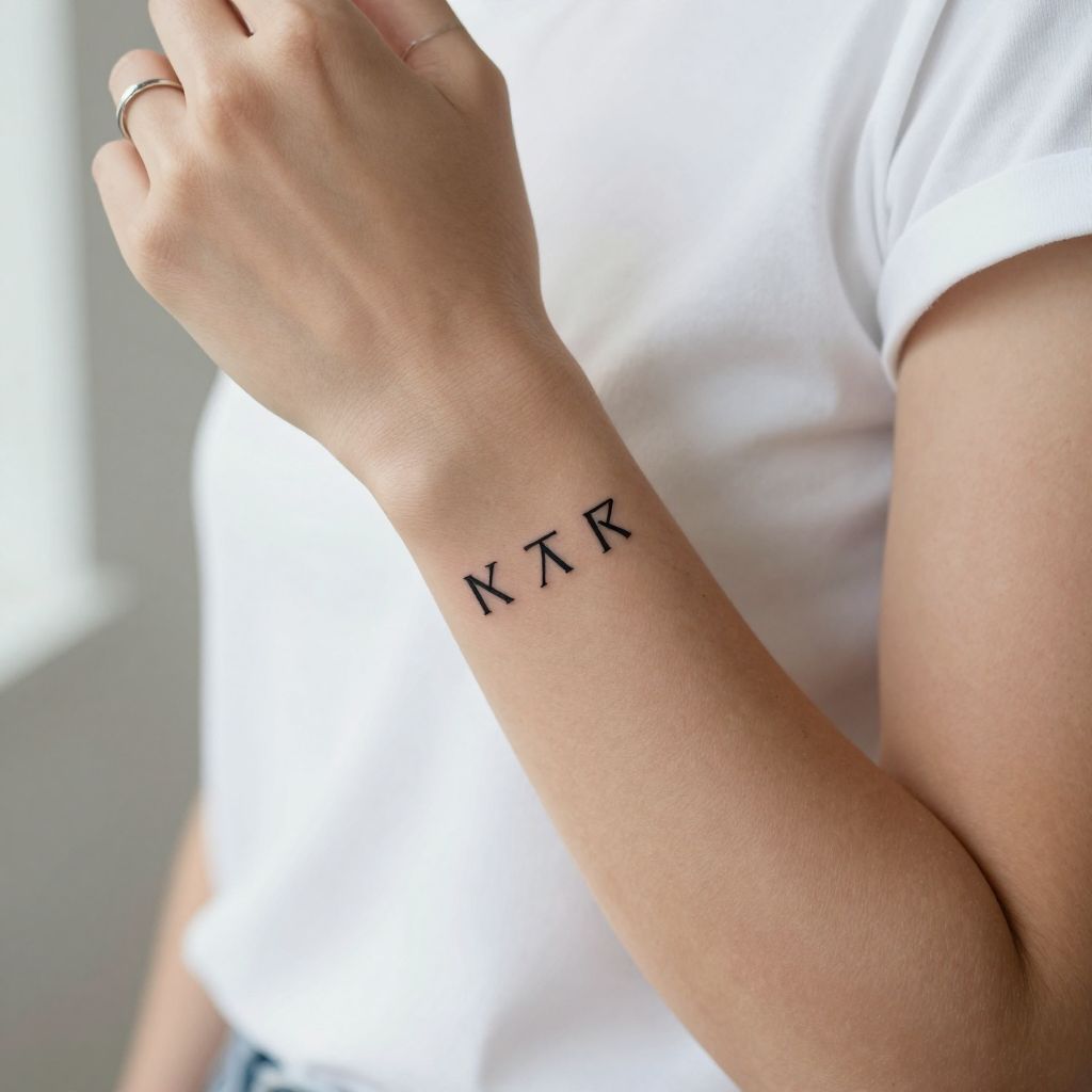 Greek Alphabet Letters Tattoo