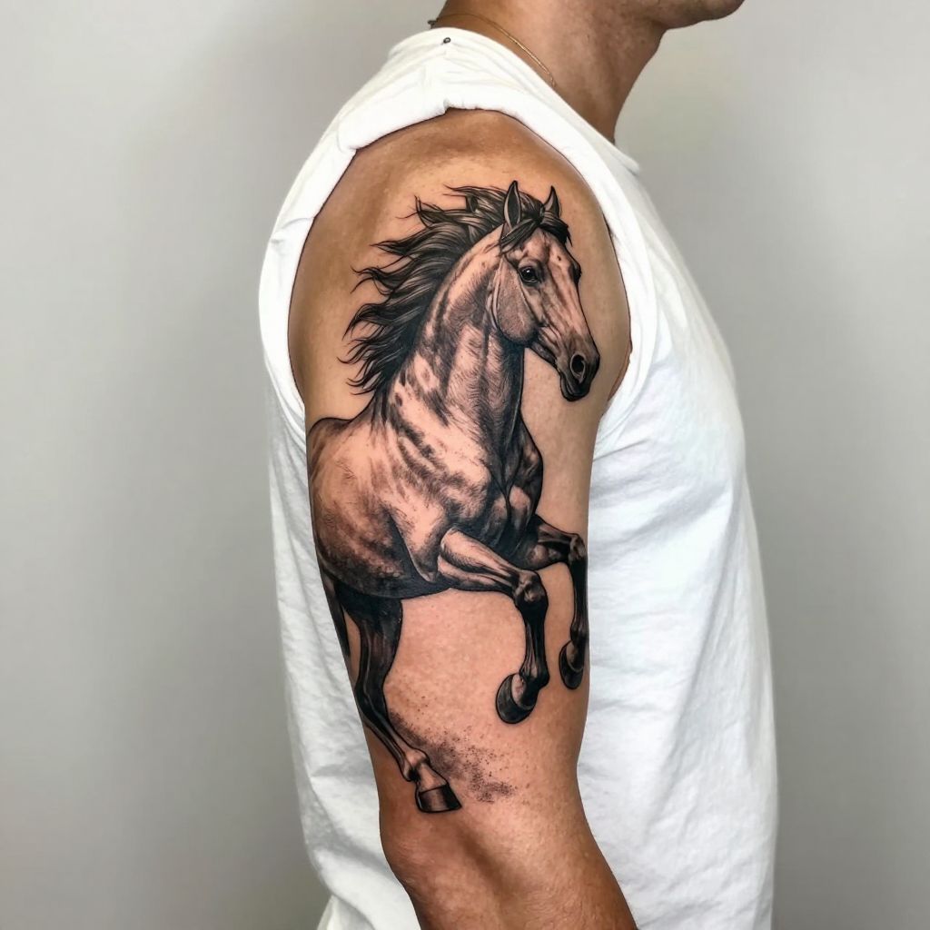 Realistic Galloping Horse