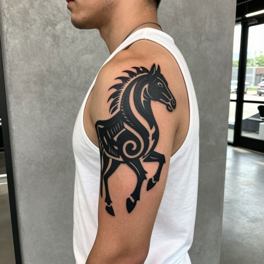 Tribal Horse Design