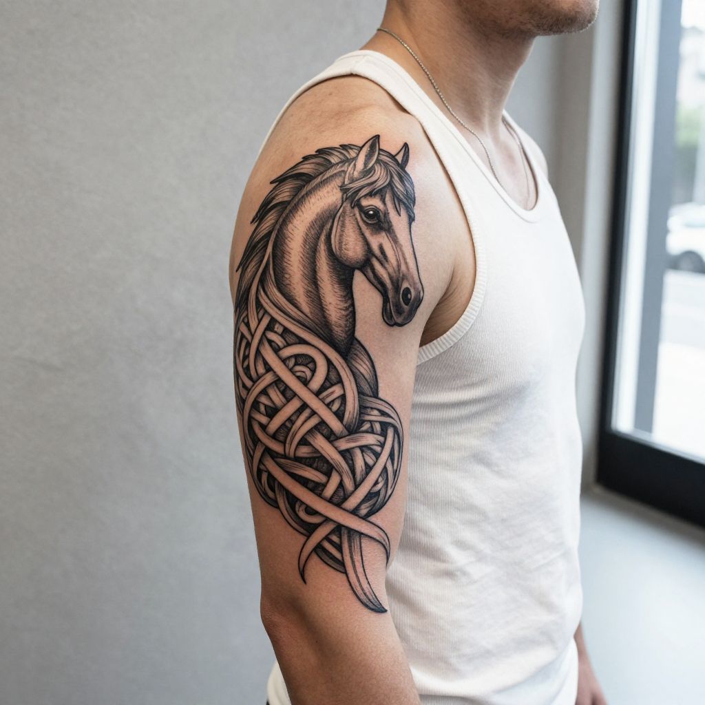 Celtic Knot Horse