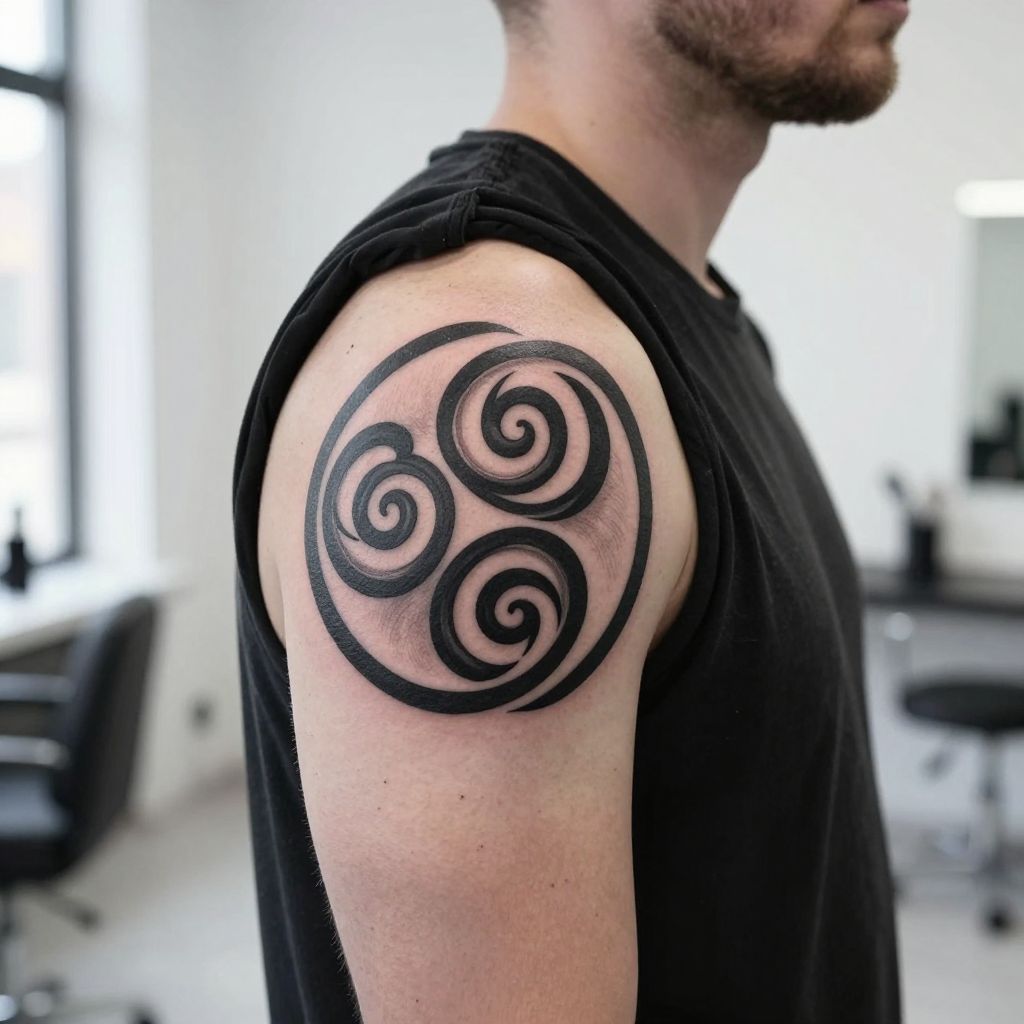Triskelion Triple Spiral