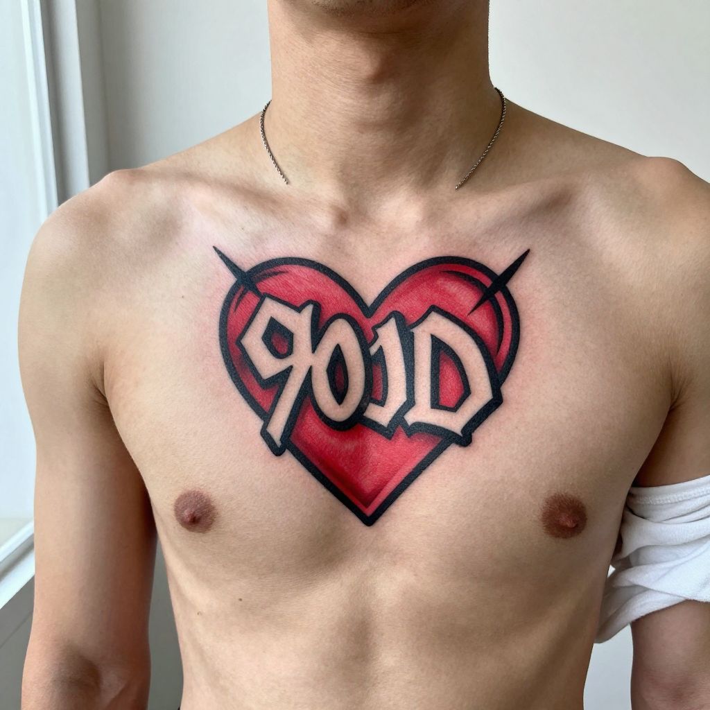 Heart with 999 Inside