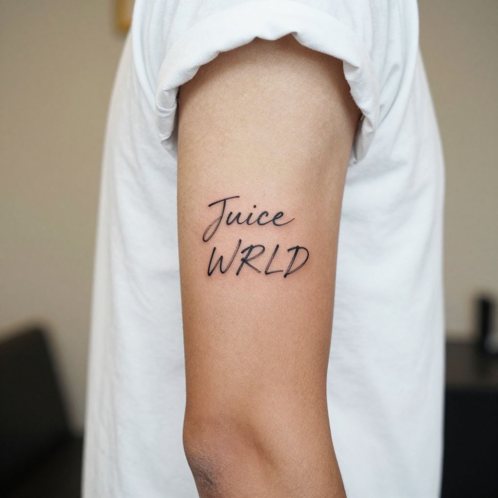 Lyrics in Handwriting