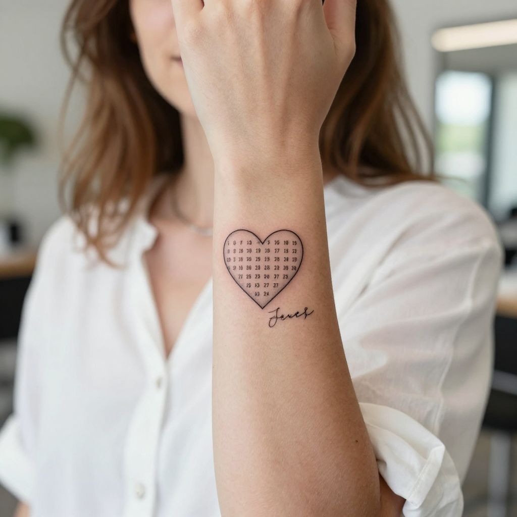 Coordinates Inside a Heart Outline