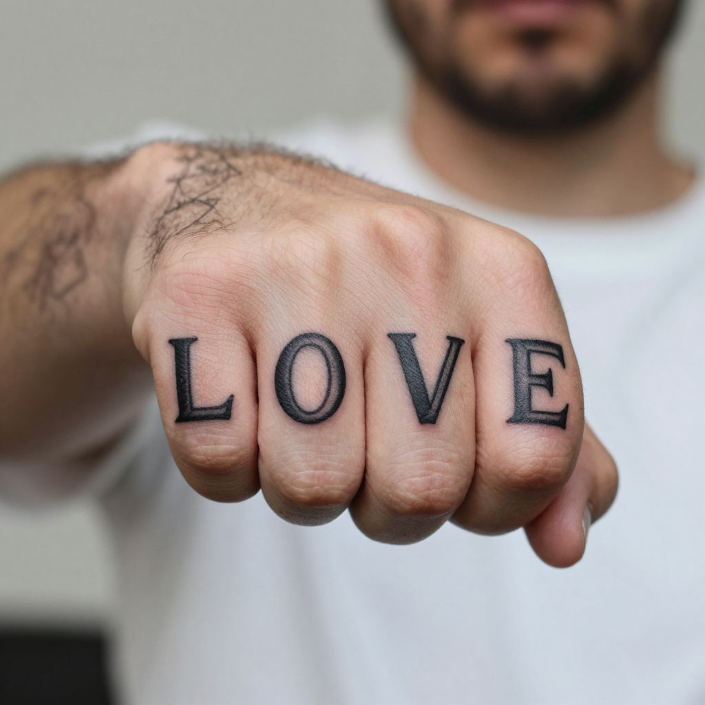 Classic LOVE or LIFE Lettering