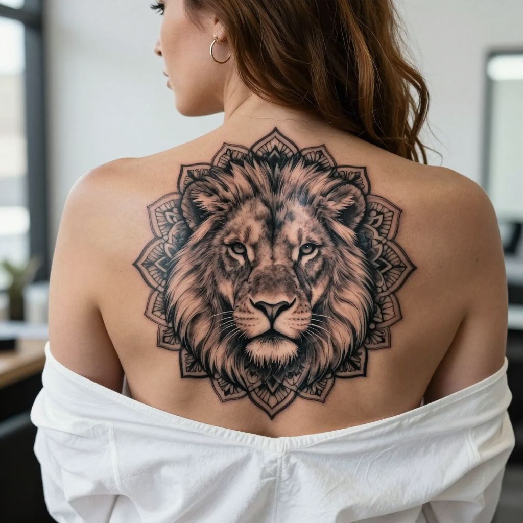 Leo Mandala Lion
