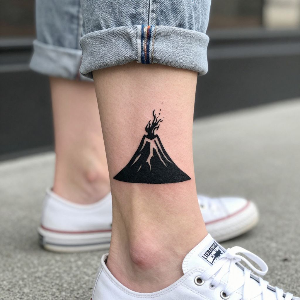 Mount Doom Silhouette
