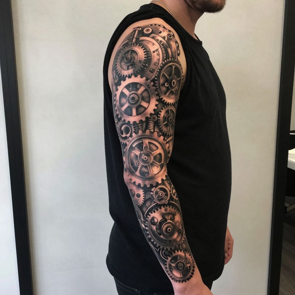 Mechanical Steampunk Sleeve