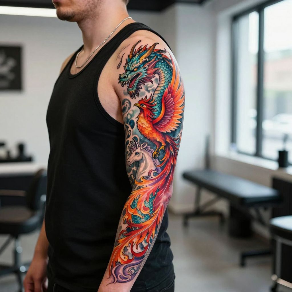 Mythical Creatures Sleeve