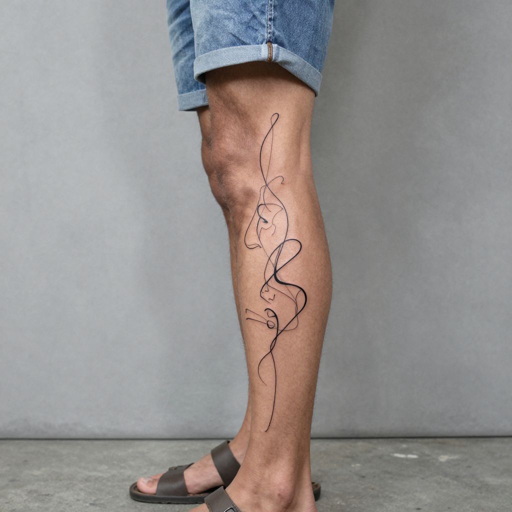 Abstract Line Art