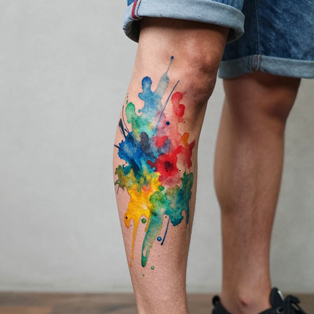 Abstract Watercolor Splash