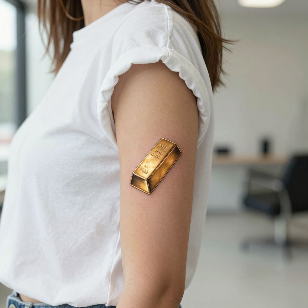 Gold Bar Tattoo