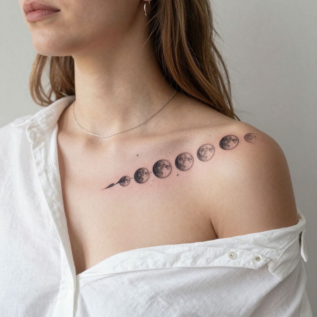 Lunar Phases and Sleep Token Tattoo
