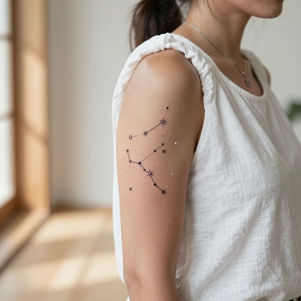 Constellation with Son’s Initial