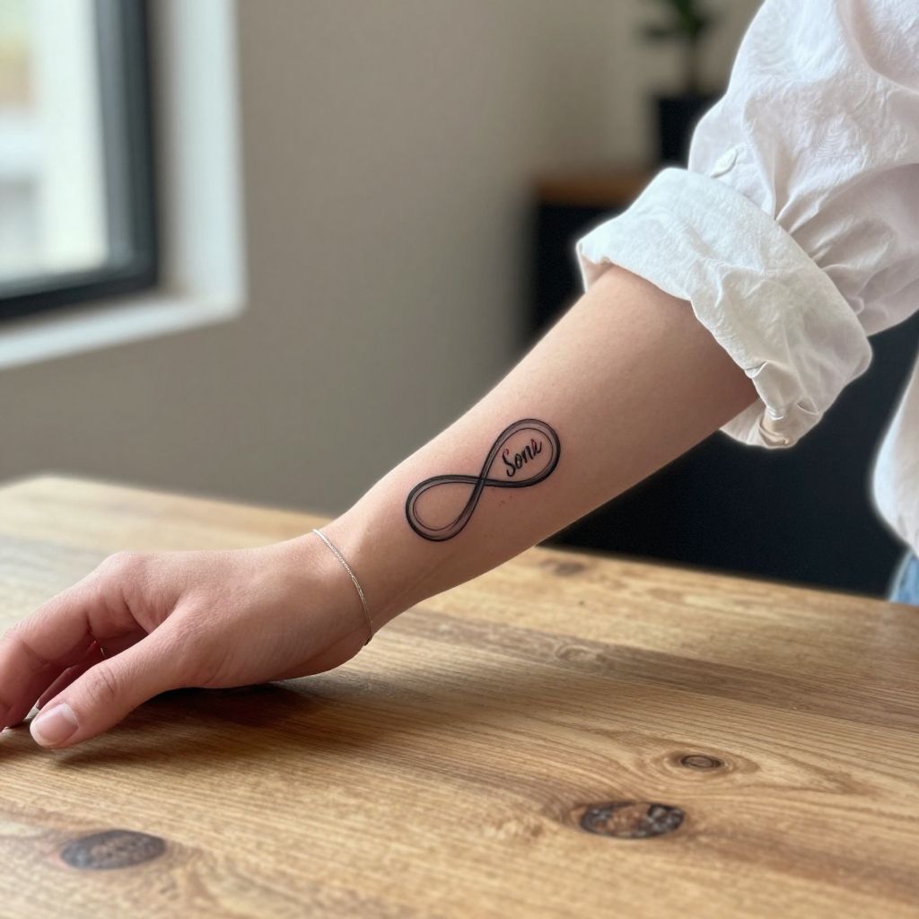 Infinity Symbol with Son’s Name