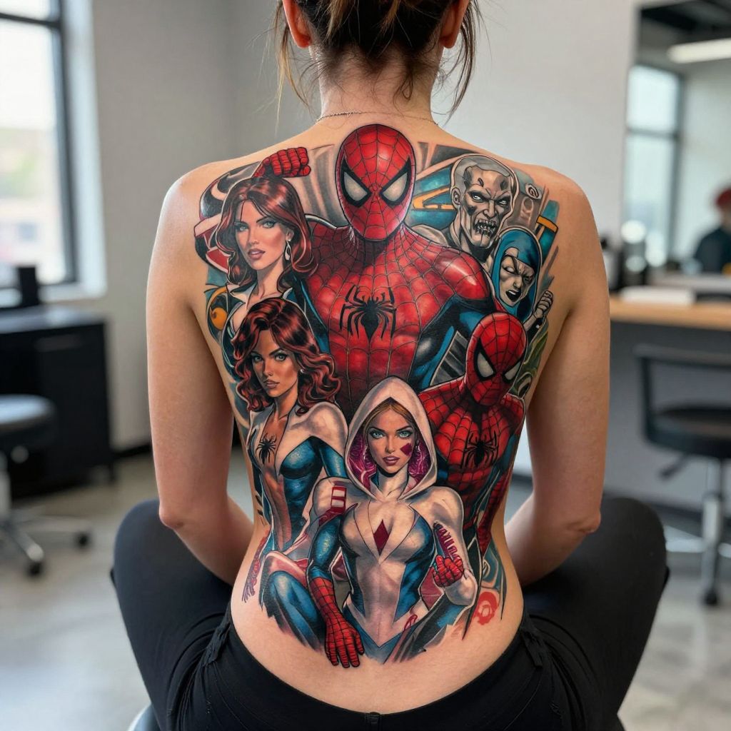 Spiderman and Friends Collage