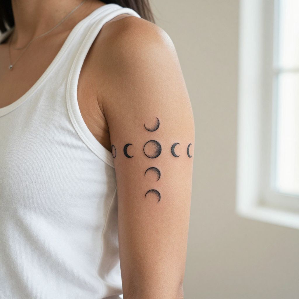 Minimalist Moon Phases