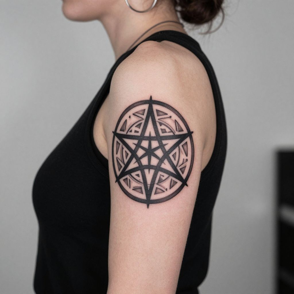 Pentagram - Protective Symbol tattoo