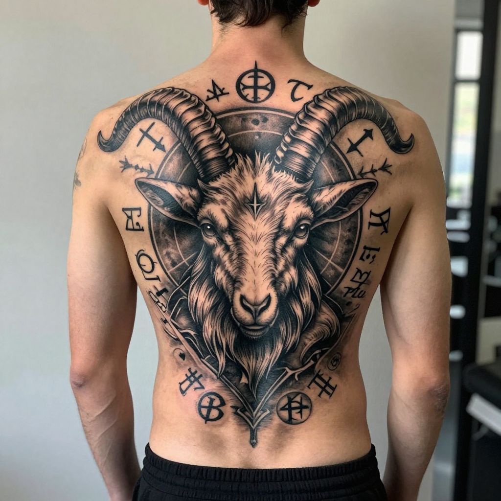 Baphomet Iconography tattoo