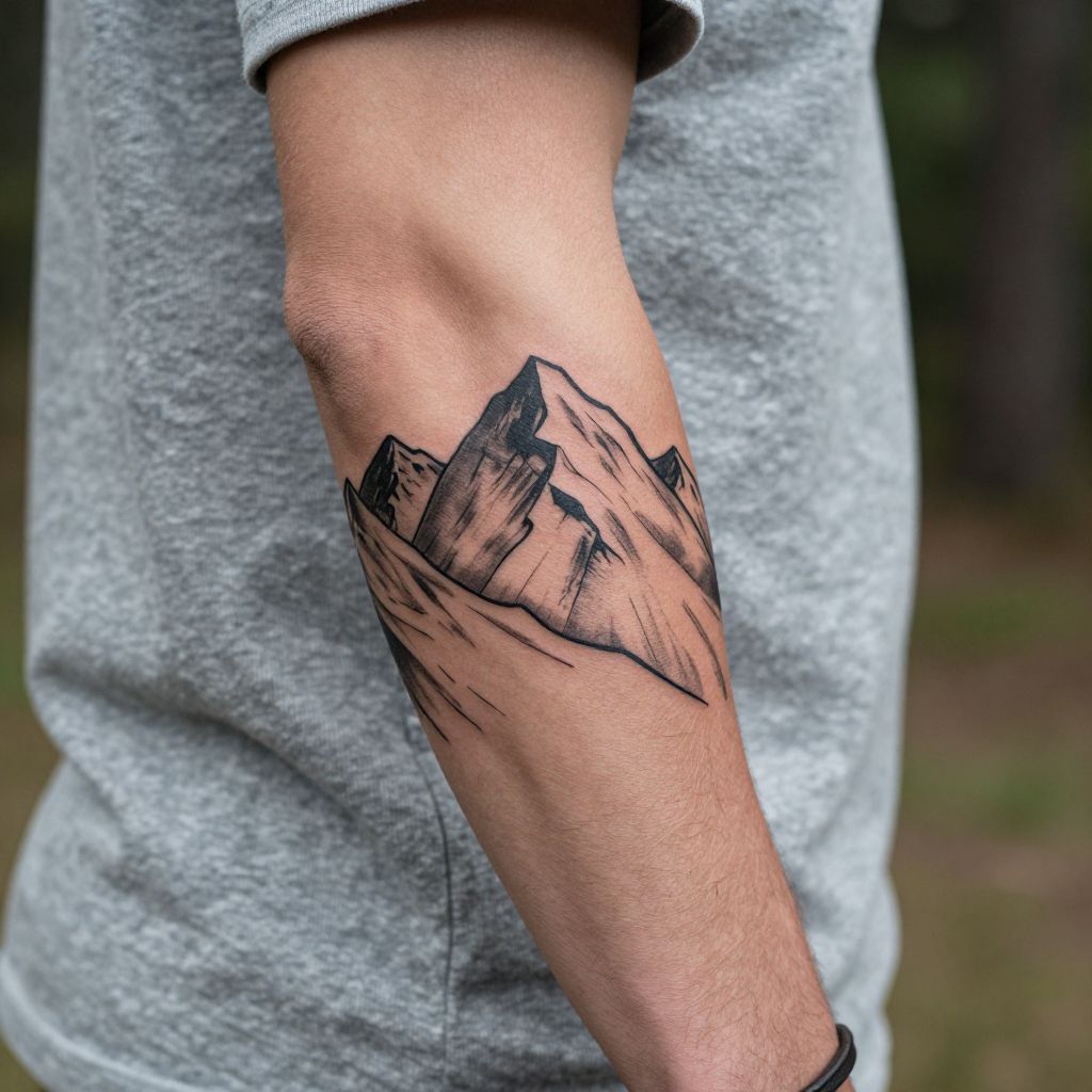Mountain Range Tattoo