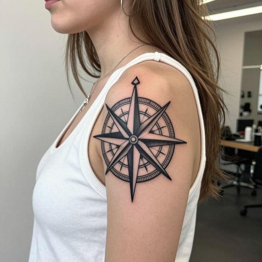 Compass Rose Tattoo