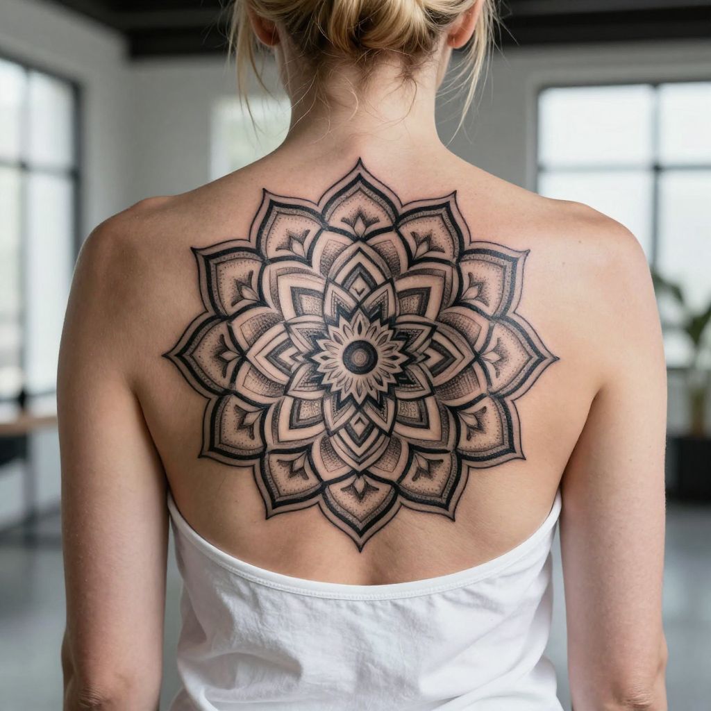 Geometric Mandala Tattoo
