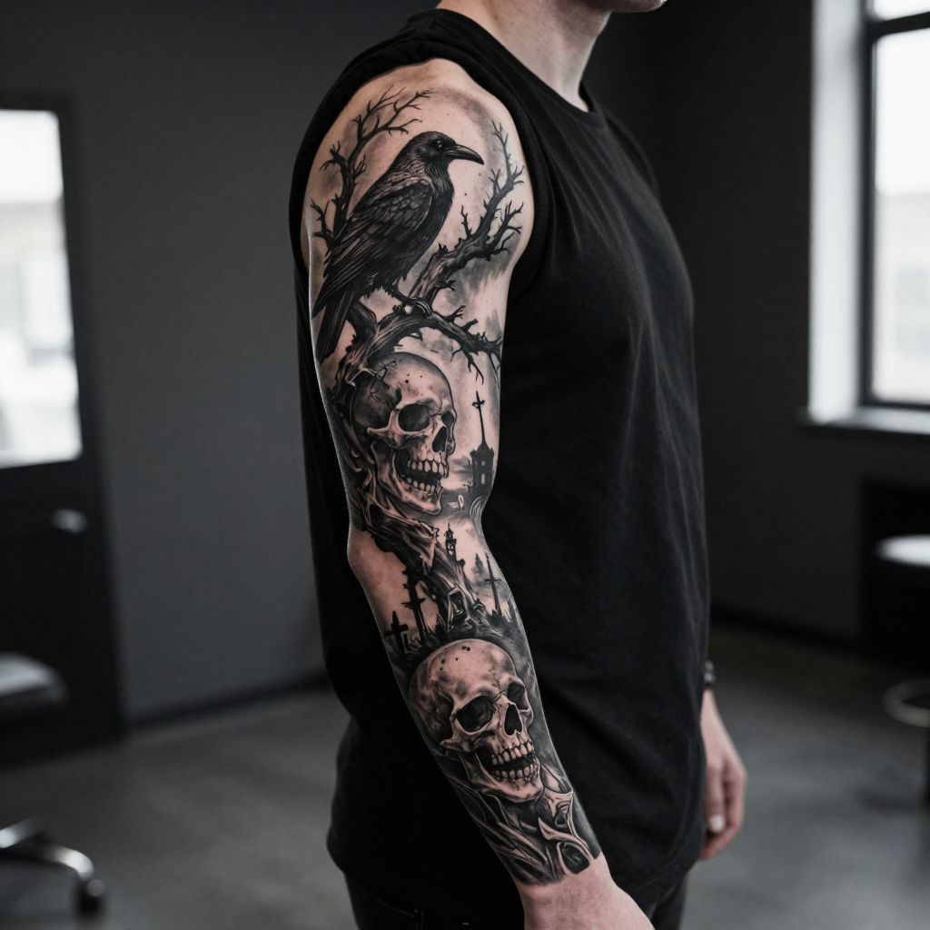 Horror and Gothic Sleeve