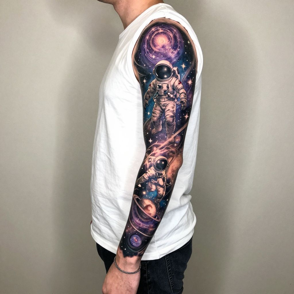 Space and Galaxy Sleeve