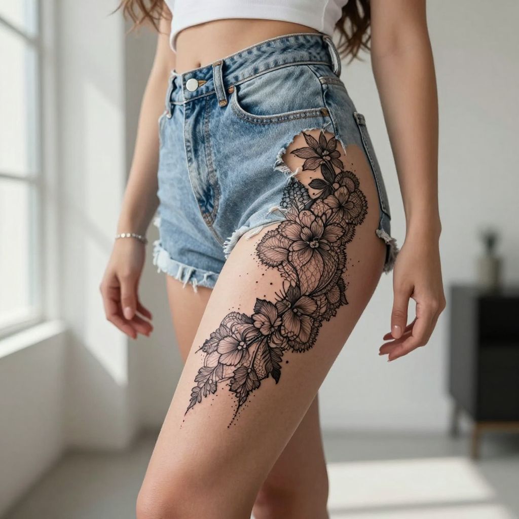 Lace and Fabric Illusions